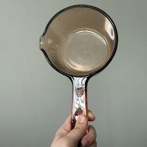 VISIONS by Corning France Amber Glass Vintage Sprouted 0.70L Saucepan w/o Lid